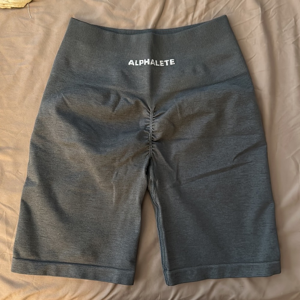 Alphalete Dark Gray Biker Shorts